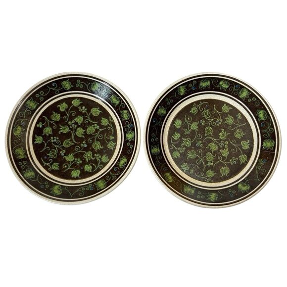 Lenox Temper-ware‎ Spanish Swirl 6.5” Bread Butter Plates 1970’s Set of 2 - Picture 8 of 8